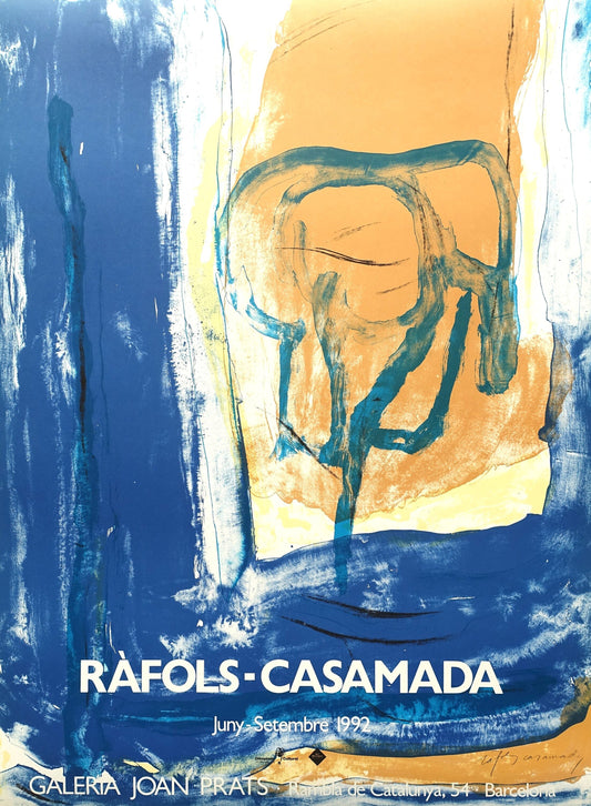 1992 Ràfols Casamada Spanish Exhibition Poster - Original Vintage Poster