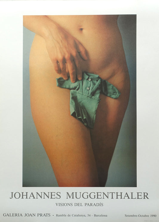 1990 Johannes Muggenthaler Spanish Exhibition Poster - Original Vintage Poster