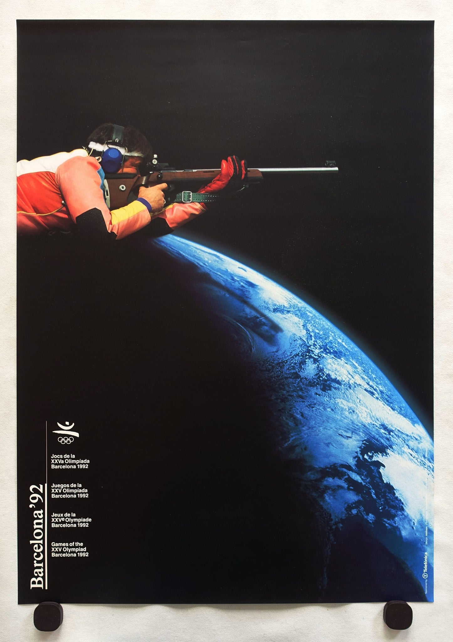 1992 Summer Olympic Games Shooting - Original Vintage Poster