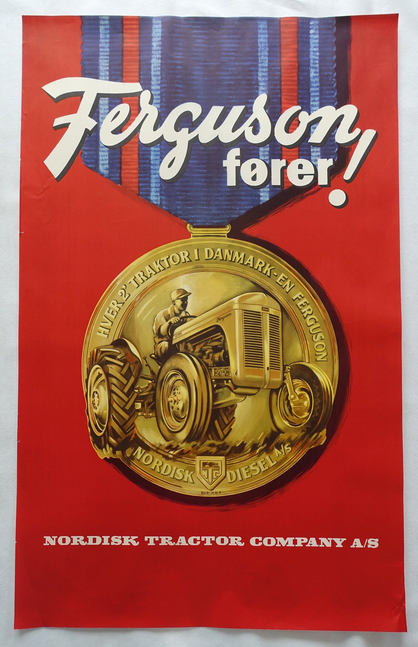 1950s Ferguson 35 Advertisement - Original Vintage Poster