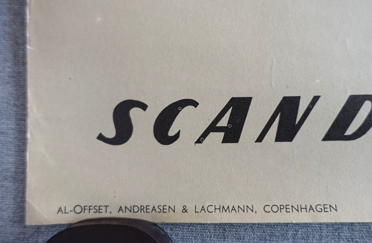 1950s SAS Airline Poster Scandinavia (Storks) - Original Vintage Poster