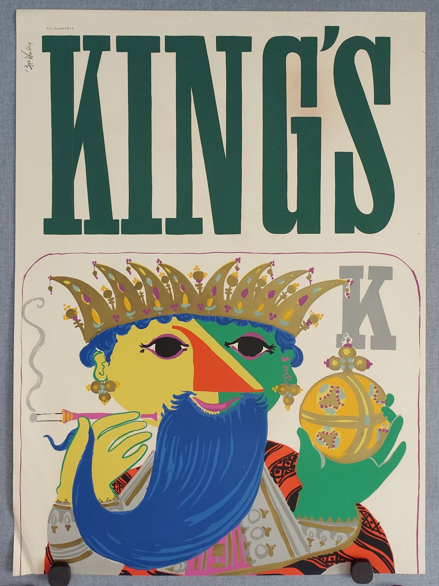 1950s Wiinblad King's Screenprints (two posters) - Original Vintage Posters