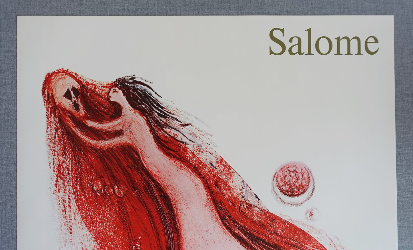 1978 Salome Opera Poster by Lars Bo - Original Vintage Poster