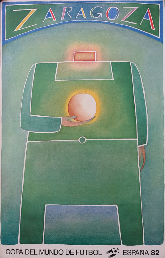 1982 World Cup Spain (Zaragoza) - Original Vintage Poster