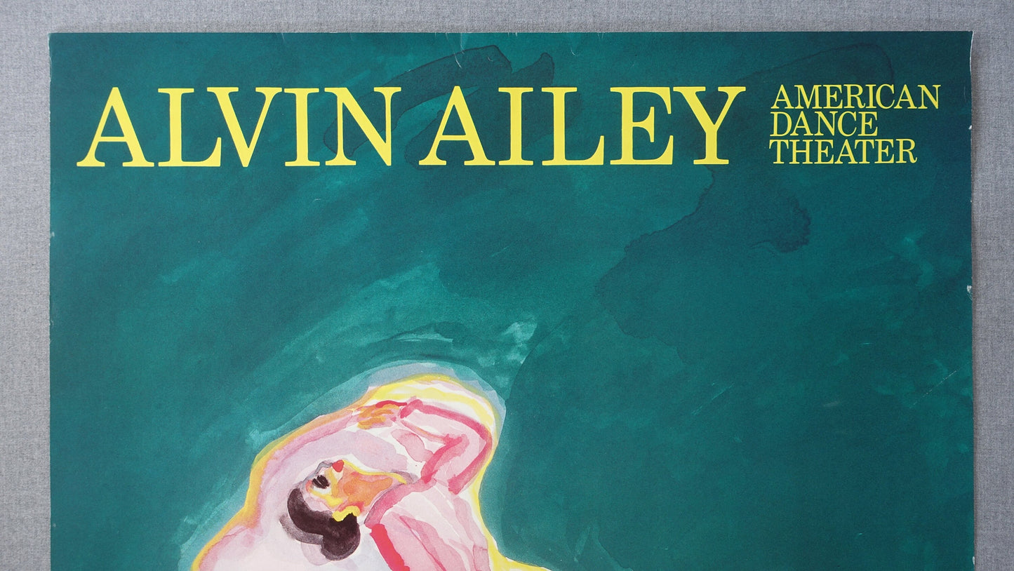 1983 Alvin Ailey's American Dance Theater in Tivoli Gardens - Original Vintage Poster