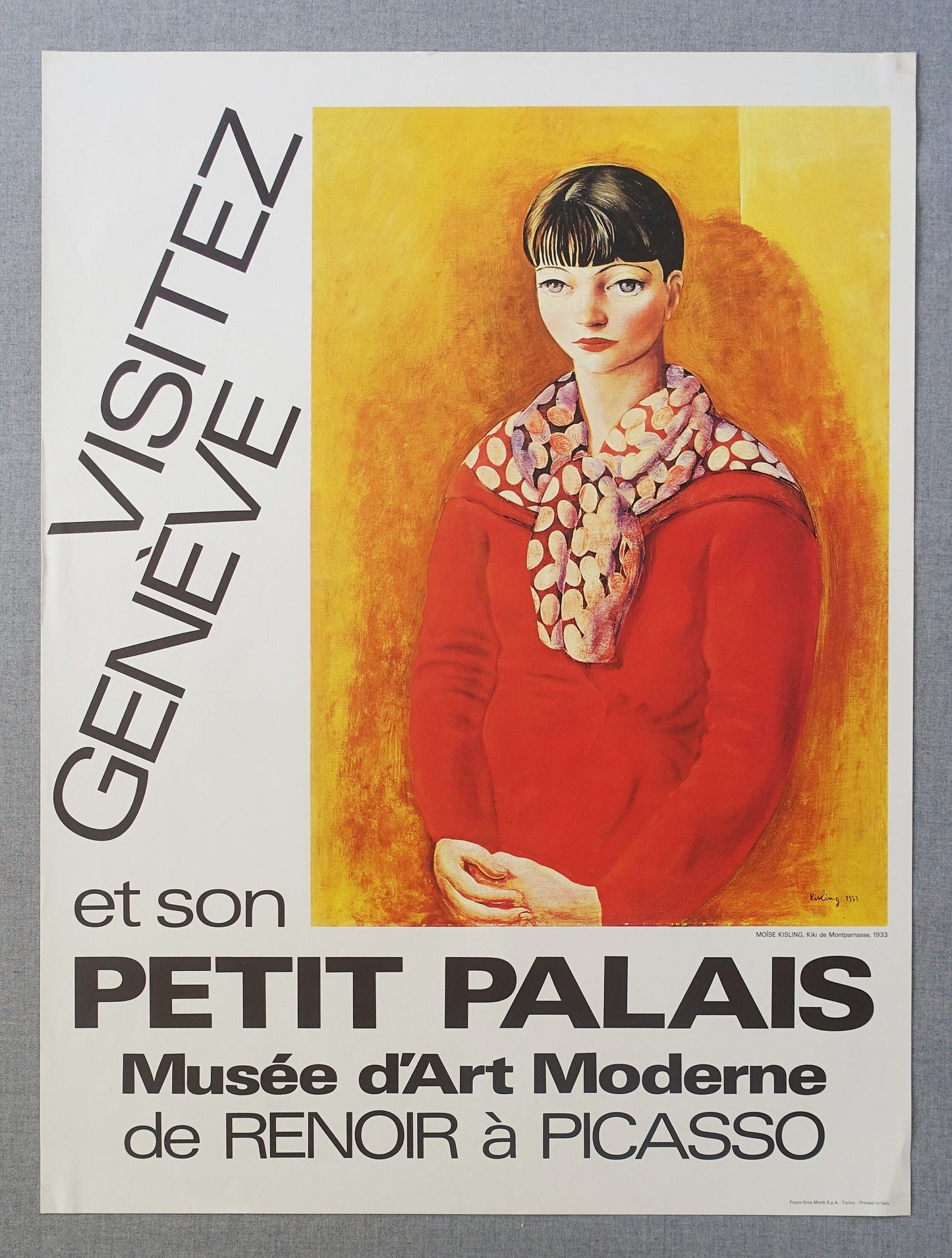 1980s Petit Palais Moise Kisling - Original Vintage Poster