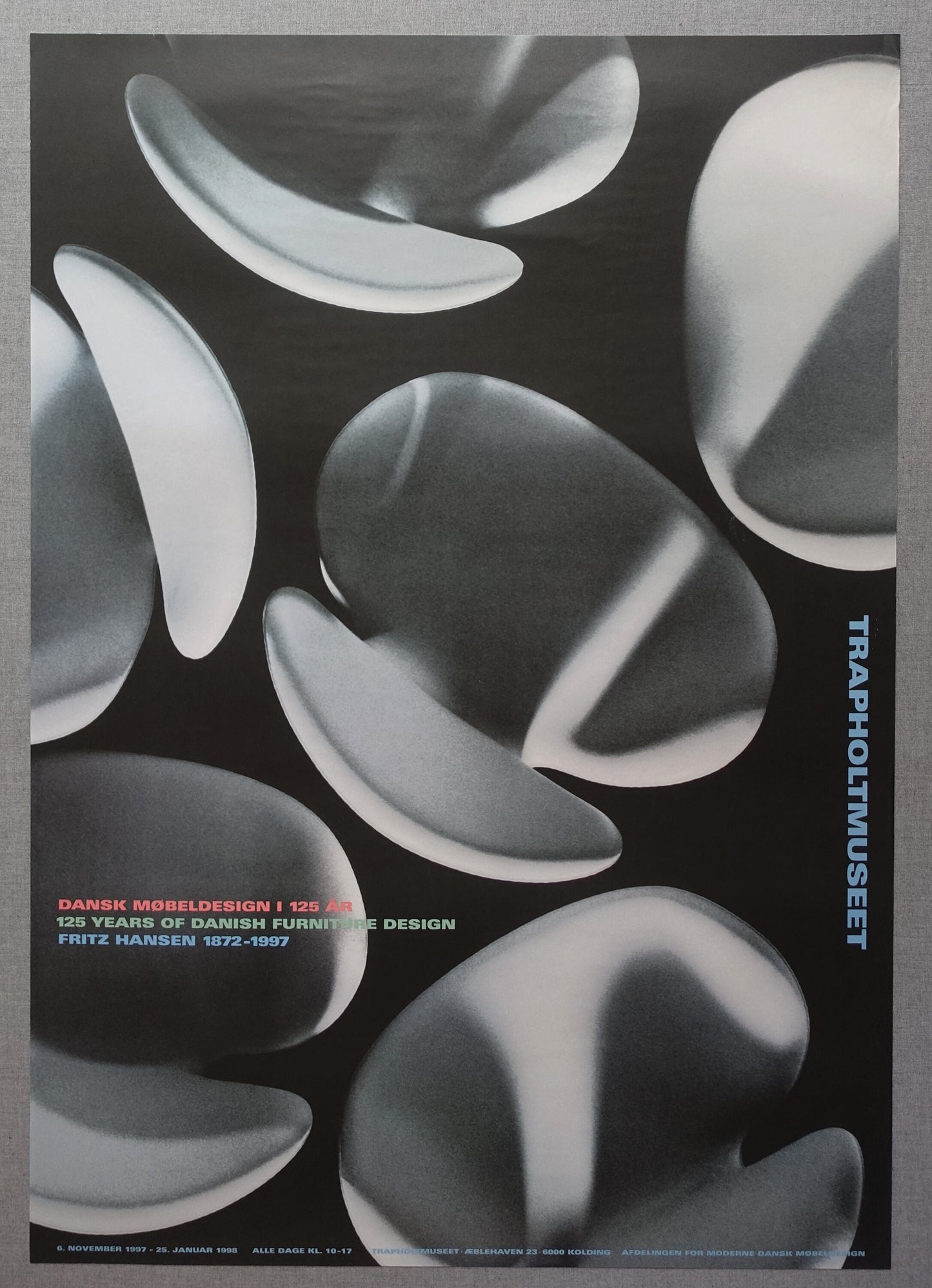 1997 Fritz Hansen Funiture Design Poster - Original Vintage Poster