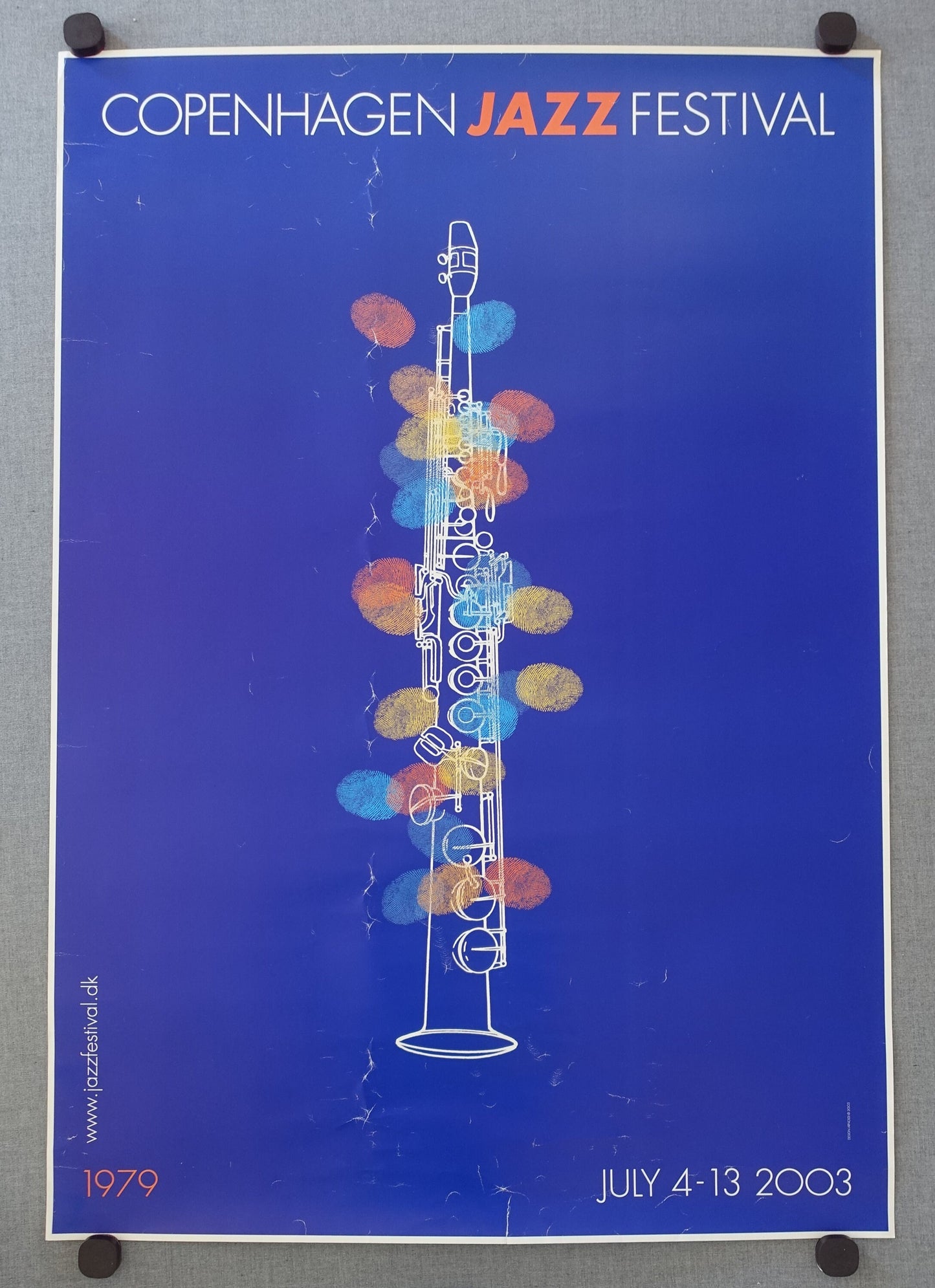 2003 Copenhagen Jazz Festival by Arnoldi - Original Vintage Poster