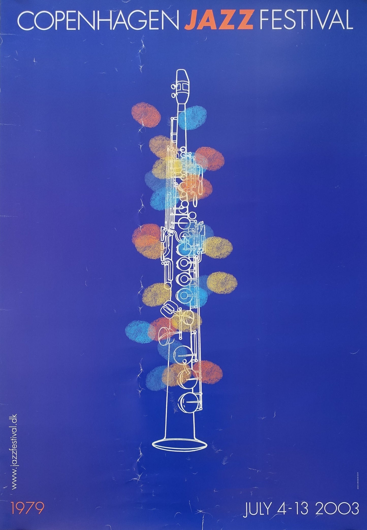 2003 Copenhagen Jazz Festival by Arnoldi - Original Vintage Poster