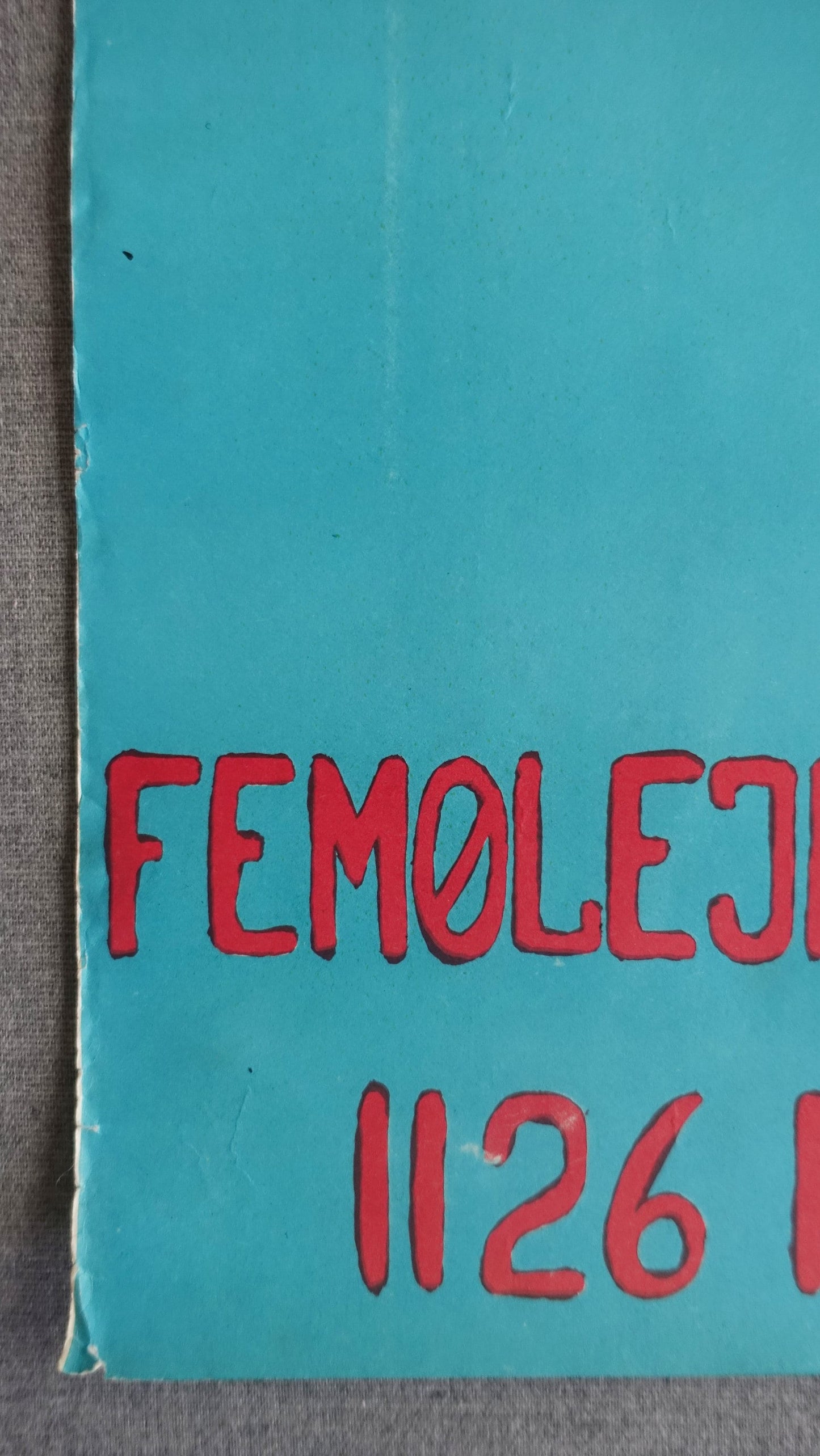 1970s Danish Women Festival (Femø) - Original Vintage Poster