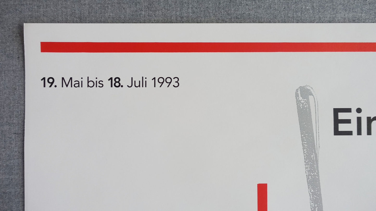1993 Design Chairs Hamburg Exhibition - Original Vintage Poster