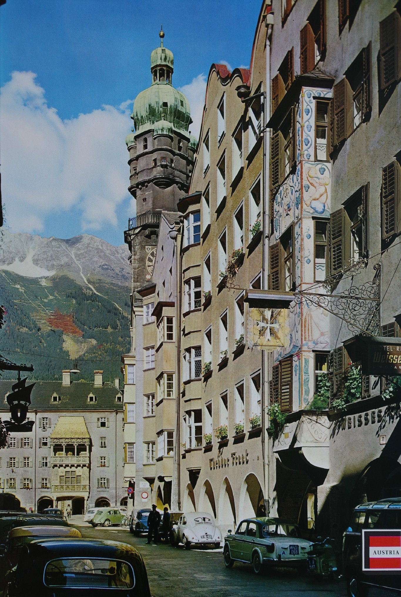 1960s Innsbruck, Tirol - Austria Travel Poster - Original Vintage Poster