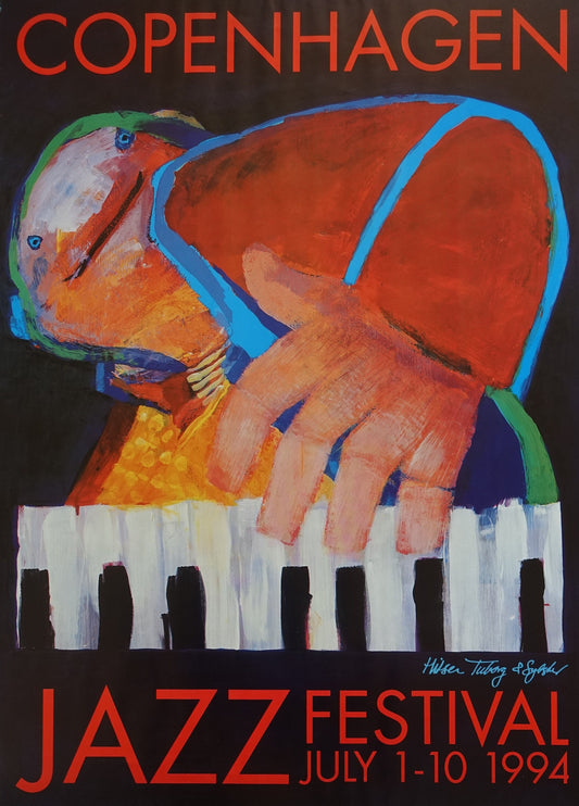 1994 Copenhagen Jazz Festival - Original Vintage Poster