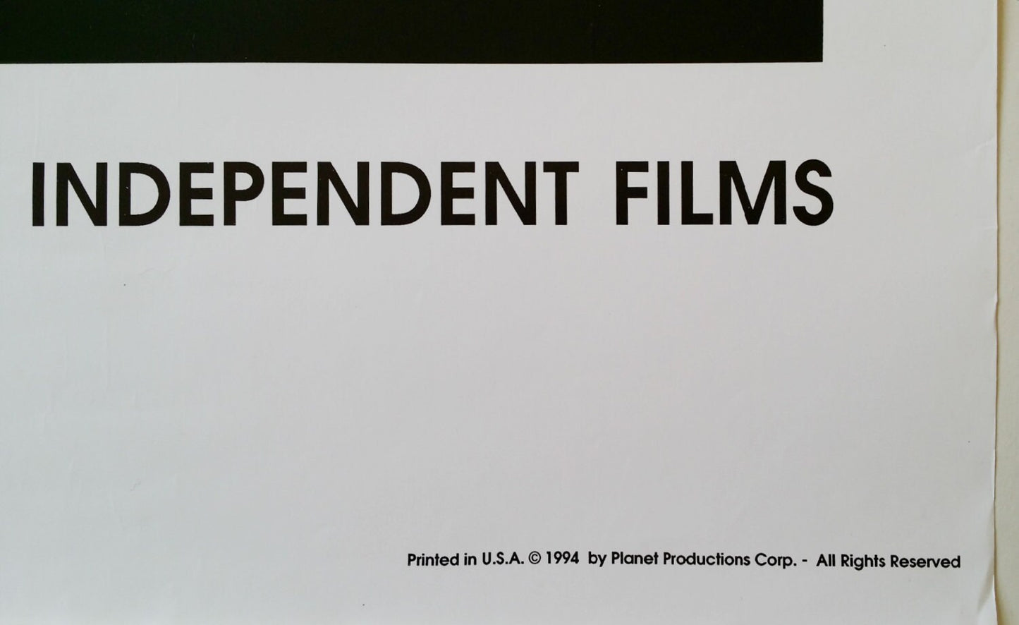 1994 American Independent Filmfest - Original Vintage Poster