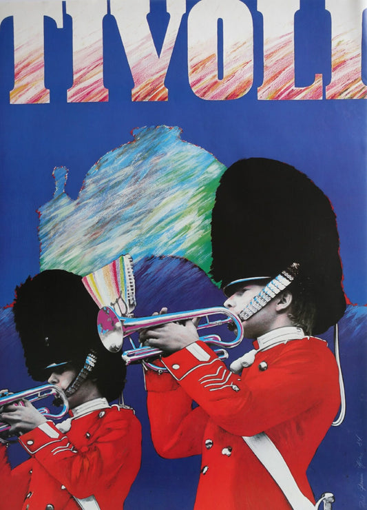 1984 Tivoli Gardens by Poul Janus Ipsen - Original Vintage poster