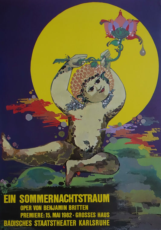 1982 Wiinblad A Midsummer Night’s Dream - Original Vintage Poster